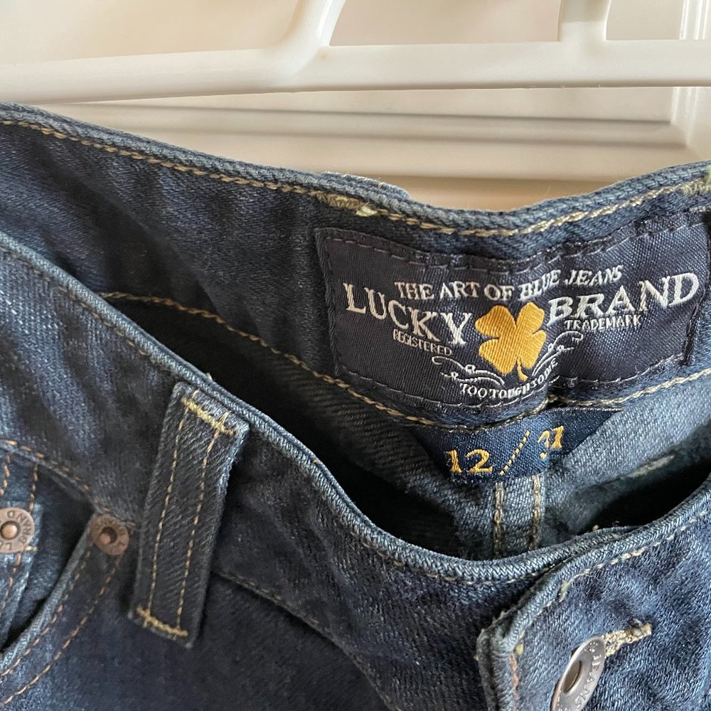 Lucky Brand Lola Skinny Capri Jeans Sz 12/31